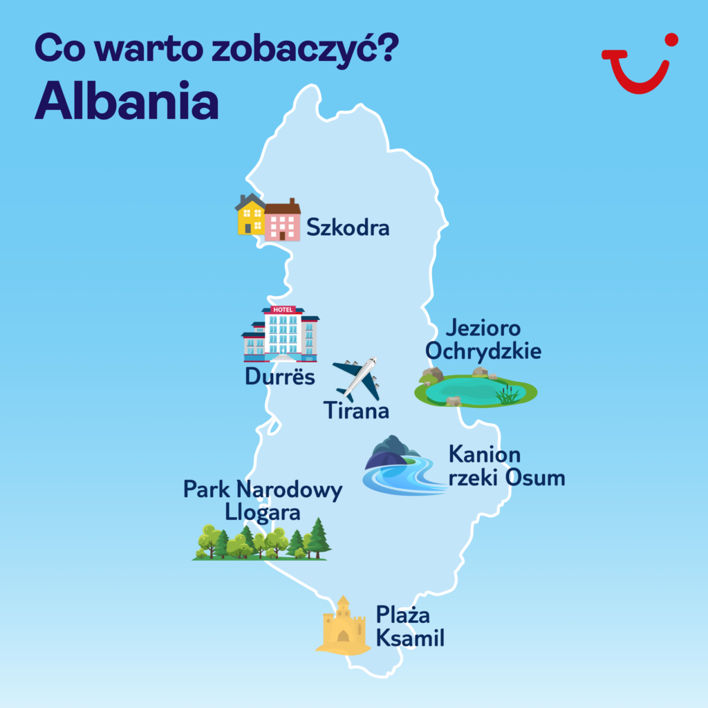 Co warto zobaczyć w Albanii? 5 mapka atrakcje Albanii Blog | Biuro turystyczne TUI