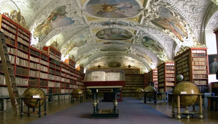 City Break Praga, Biblioteka w Strahovie