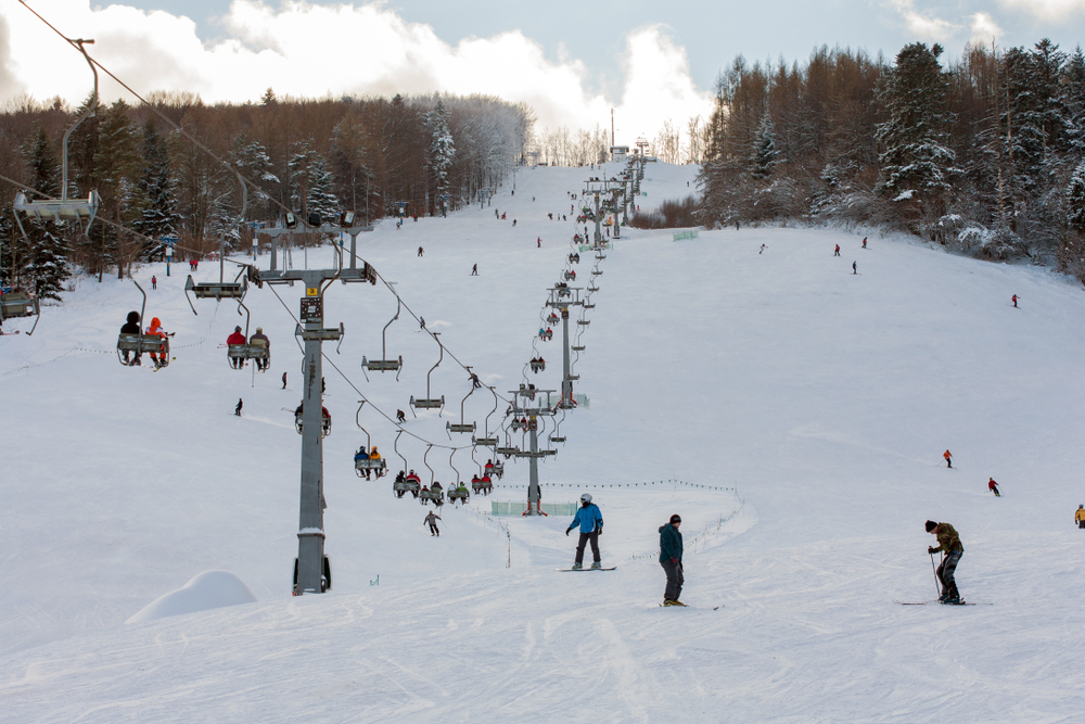 Ferie zimowe 2025 Podkarpackie - stok
