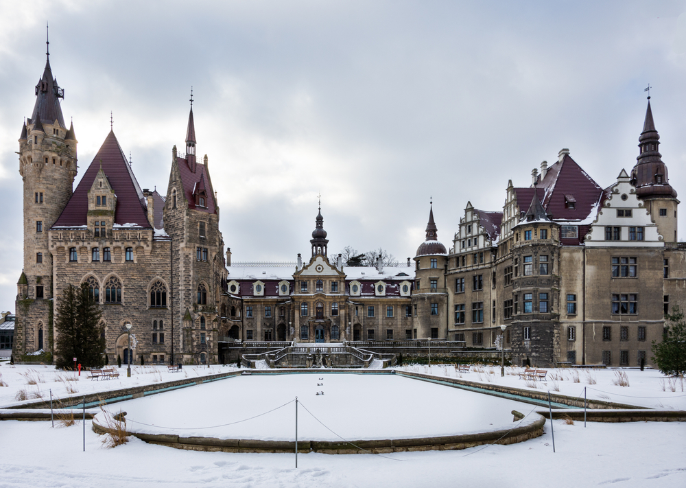 Ferie zimowe 2025 Opolskie - zamek