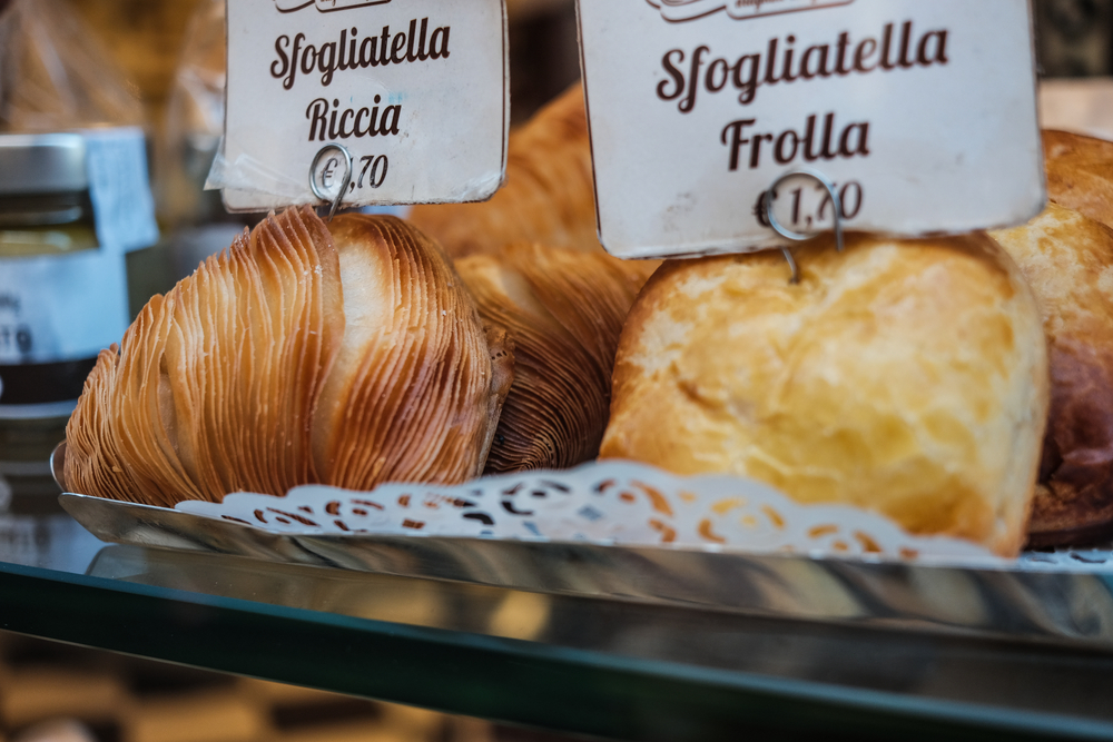 Neapol Włochy - Sfogliatella