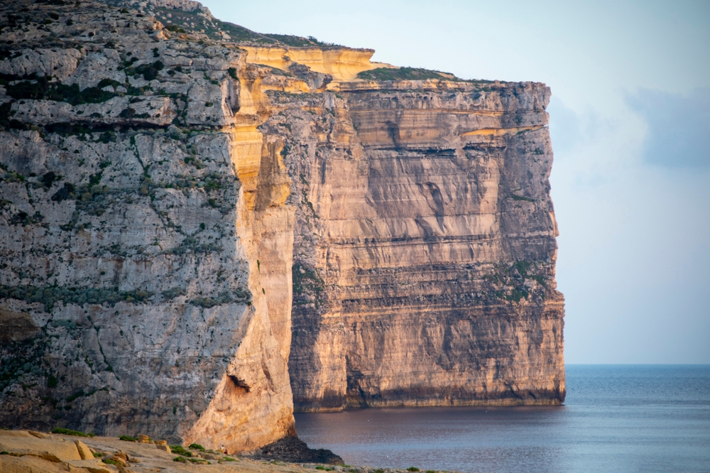Wyspa Gozo to również spektakularne formacje skalne.