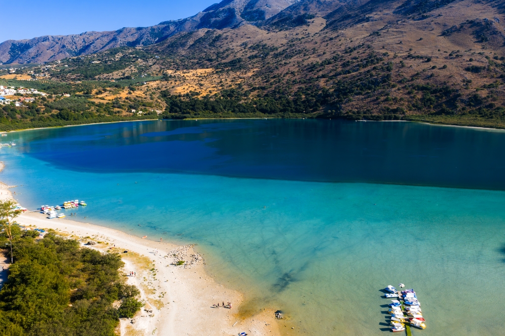 Kreta - atrakcje dla dzieci - jezioro Kournas