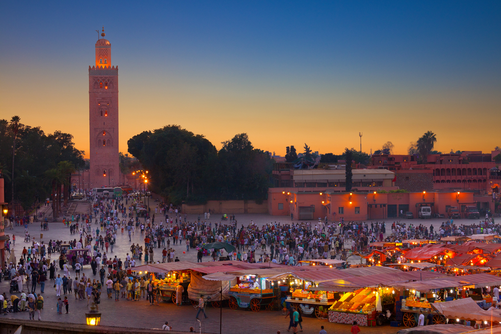 Nowość w TUI! Marrakesz – przewodnik po sercu Maroka 2 Marrakesz - plac Jemaa El Fna to prawdziwe serece miasta.