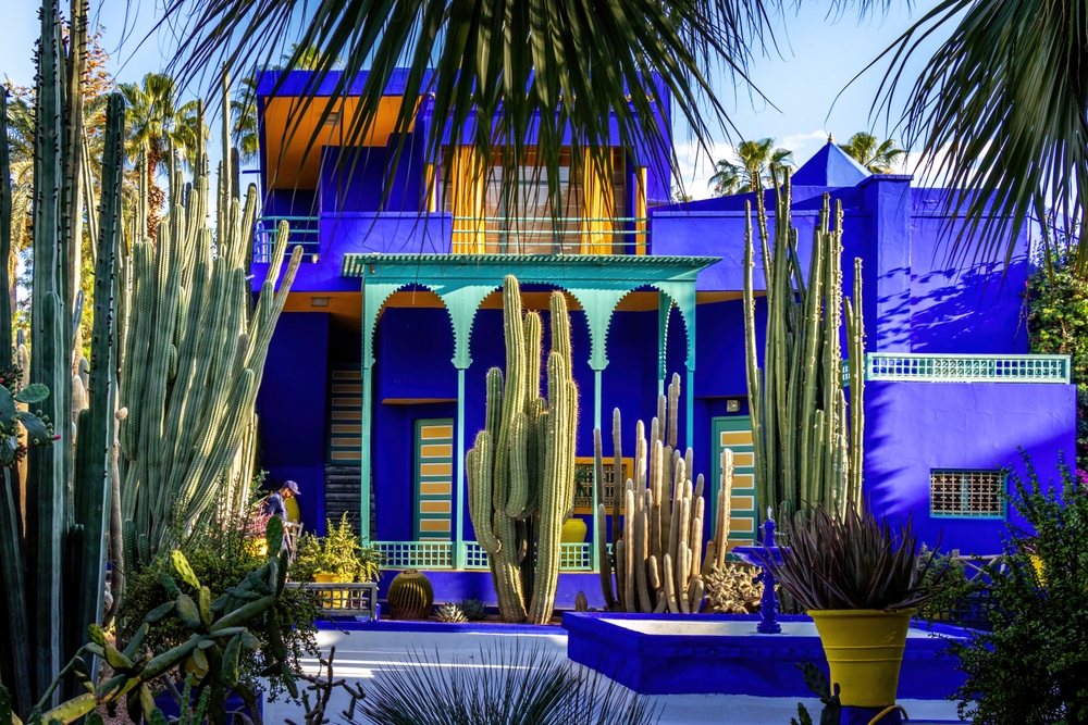 Ogród Majorelle w Marrakeszu.