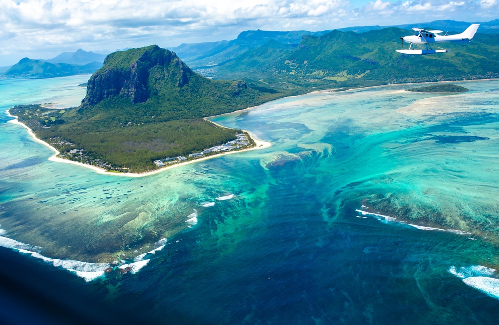 Mauritius - podwodny wodospad