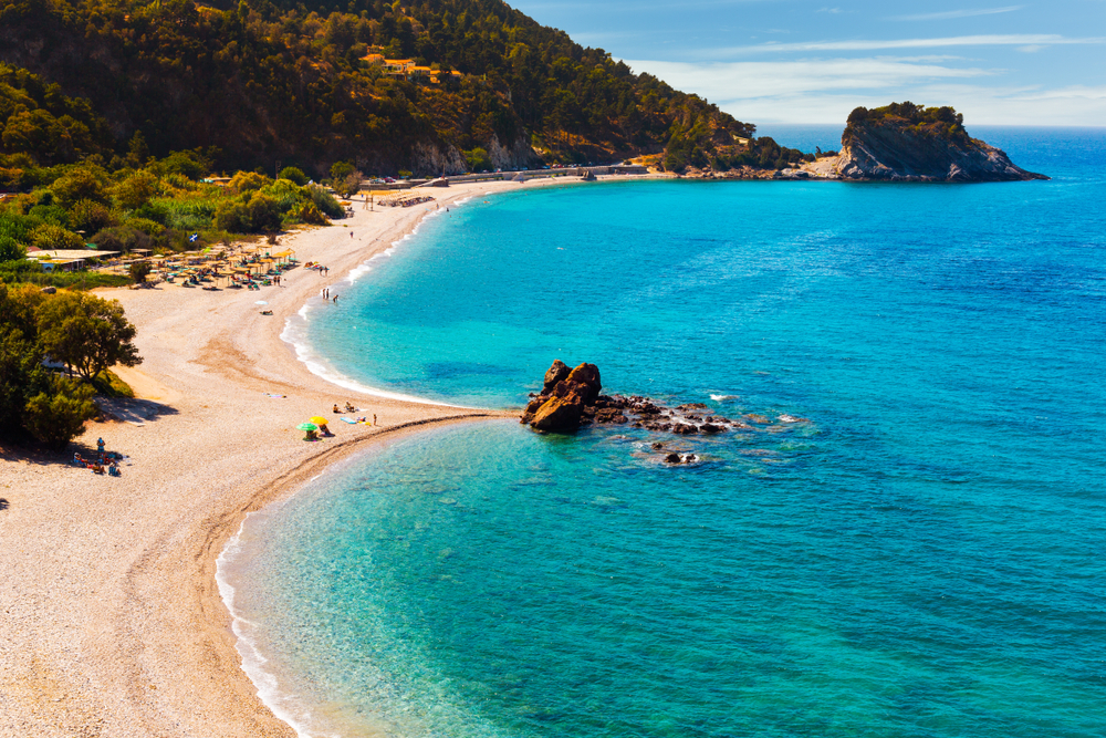Plaże na Samos - Potami Beach